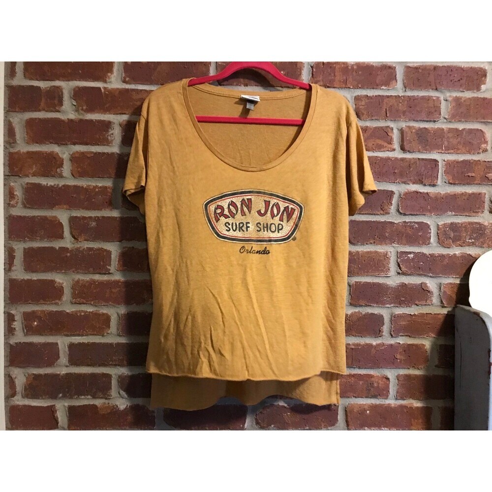 Ron Jon top with tiny black rhinestones